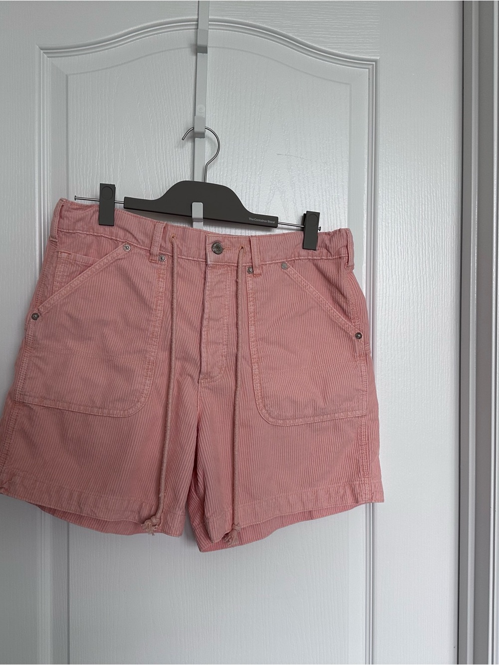 We The Free Second Chances Cord Shorts in Peachy Keen